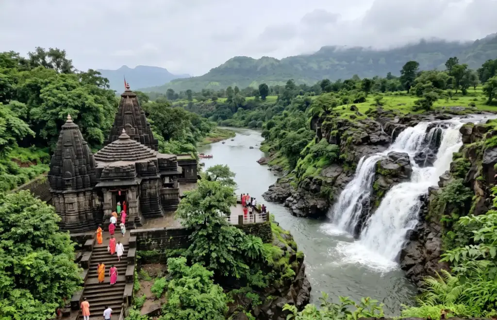 Someshwar Temple and Waterfall