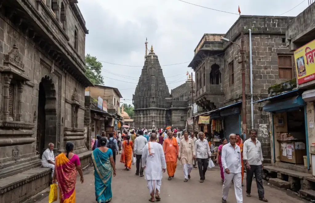 Trimbakeshwar Town in Nashik